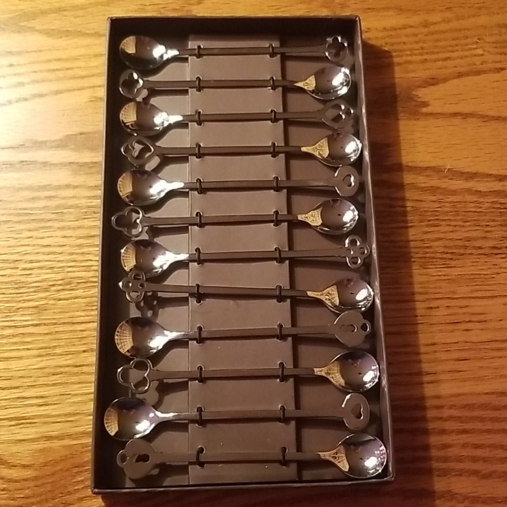 Italian party spoons by Sambonet - Picture 2 of 4